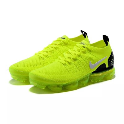 nike vapormax flyknit neon green
